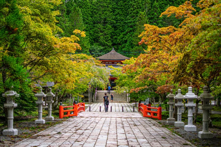 A pathway in Okunoin cemetery