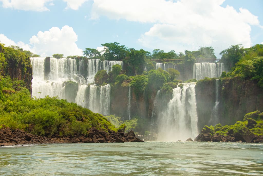 Iguazu Falls view from the Iguazu River