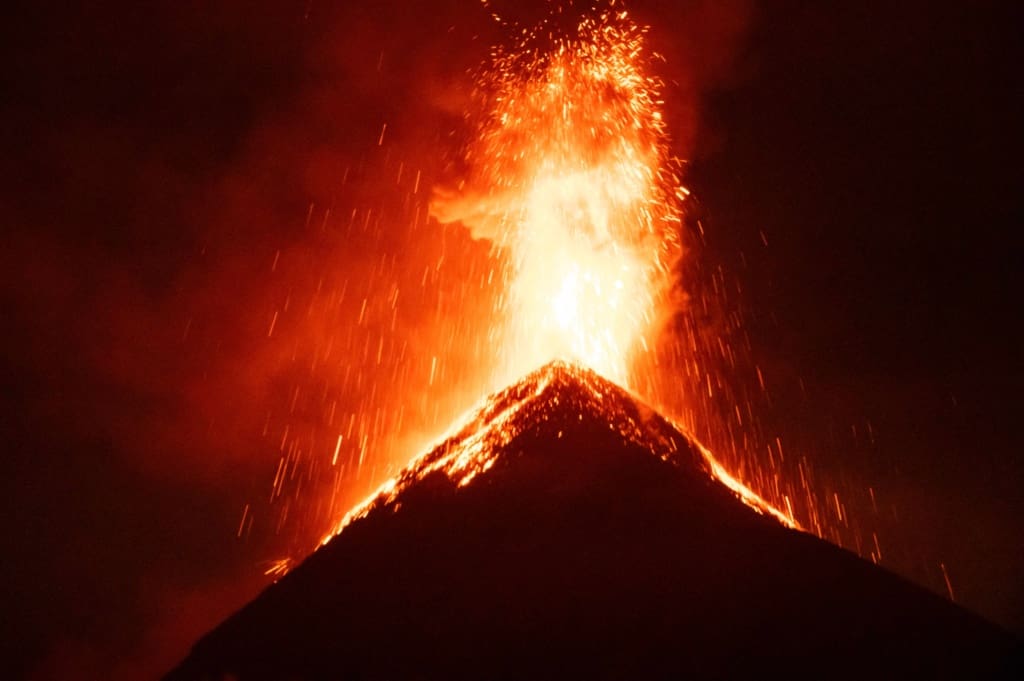 Hiking Acatenango proved worth it at night with explosive eruptions from Fuego