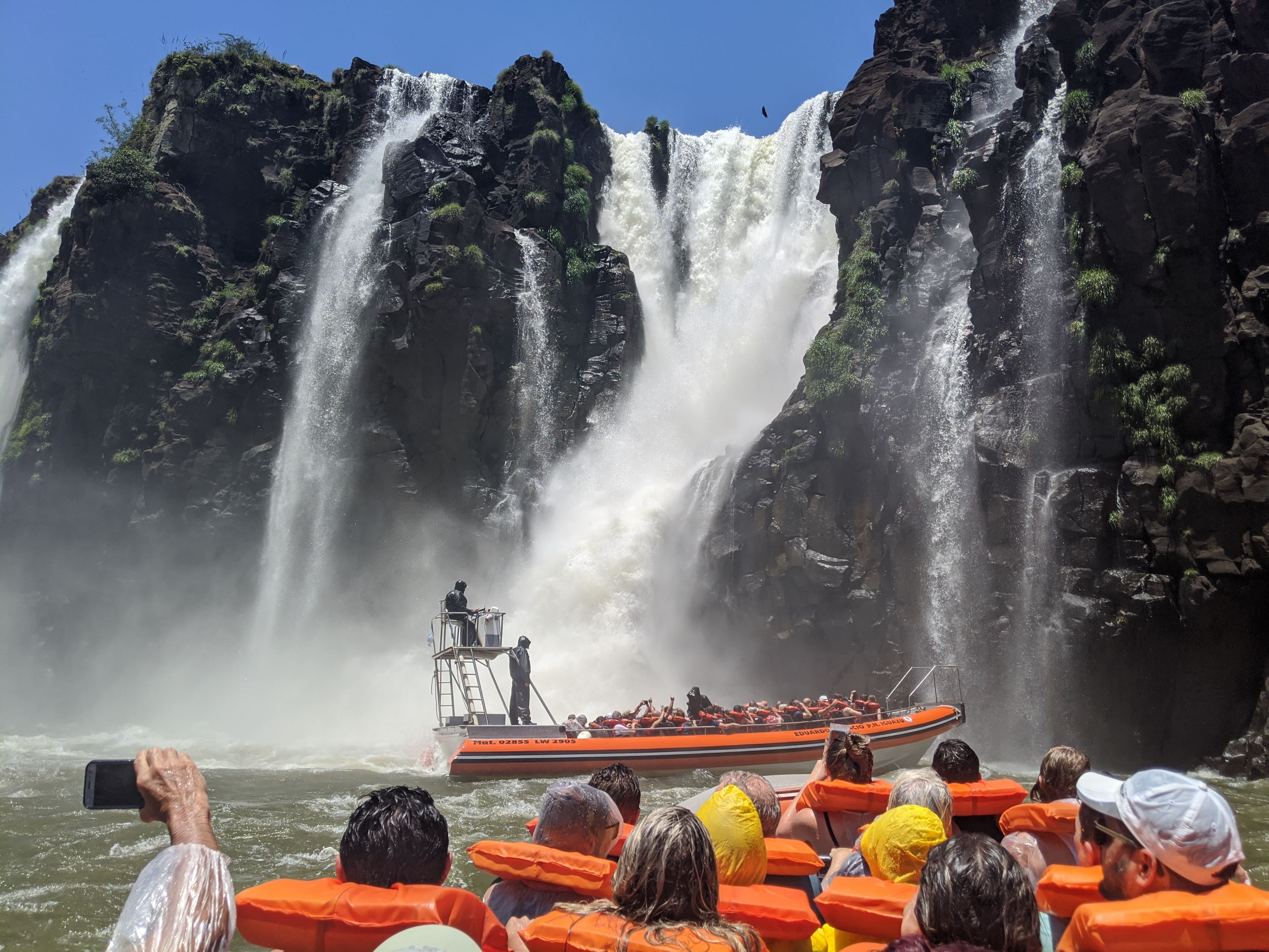 Boat ride to Iguazu Falls from Argentina side
