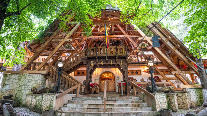Restaurant outside of Brasov, Romania
