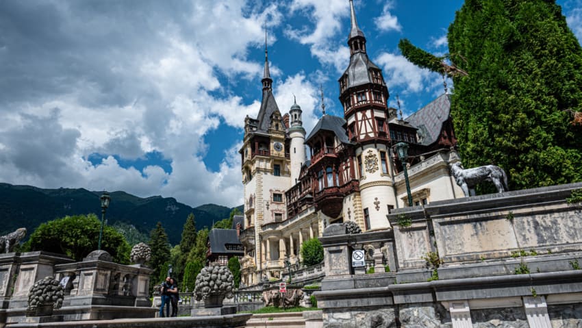 Peles Castle at Sinaia