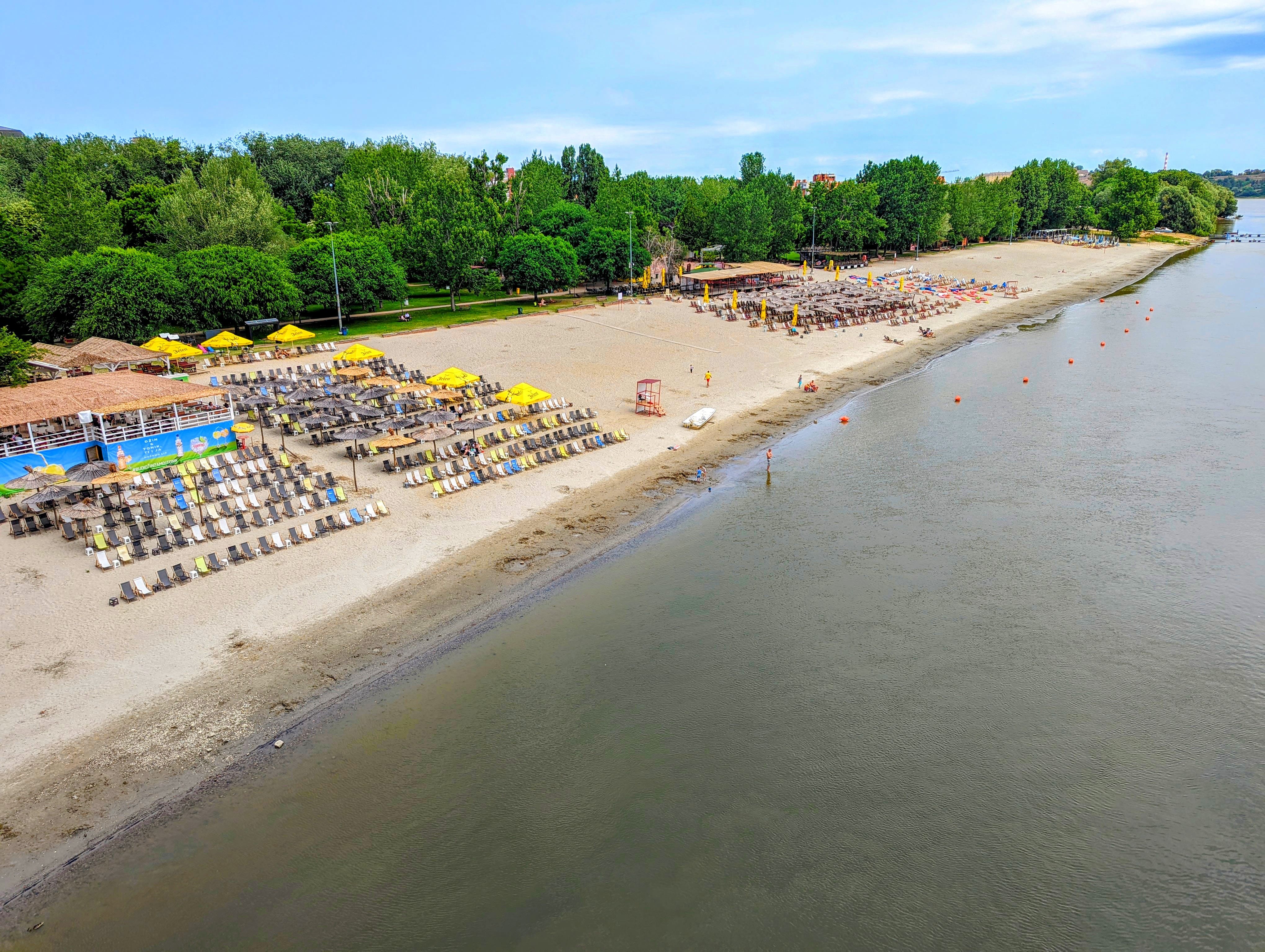 Strand Beach in Novi Sad, fun thing to do
