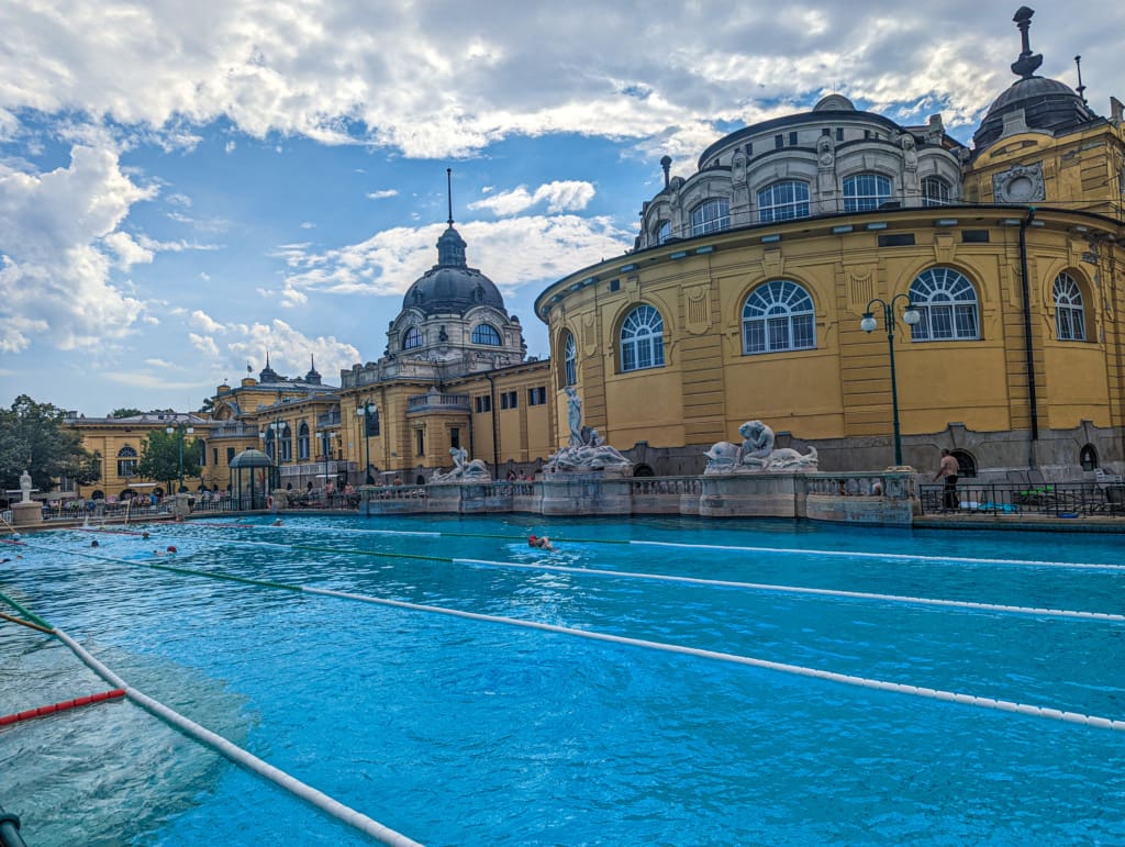 Lap pool at Széchenyi Thermal Bath