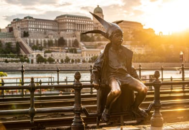 LIttle Princess Statue on our Budapest Walking Tour