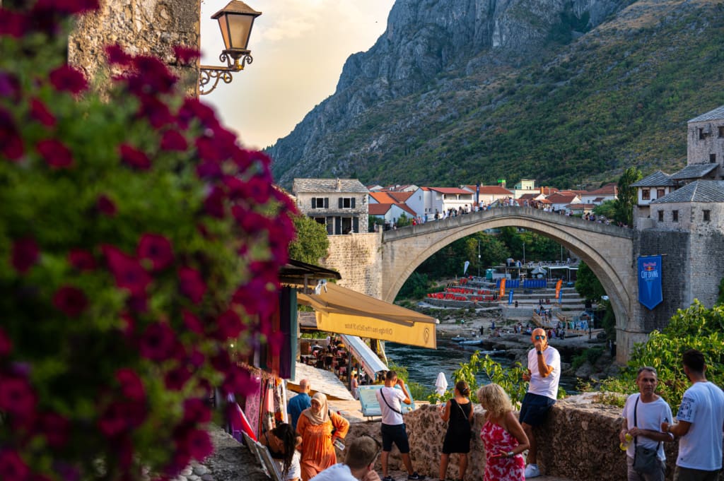 View of Mostar from Old Town