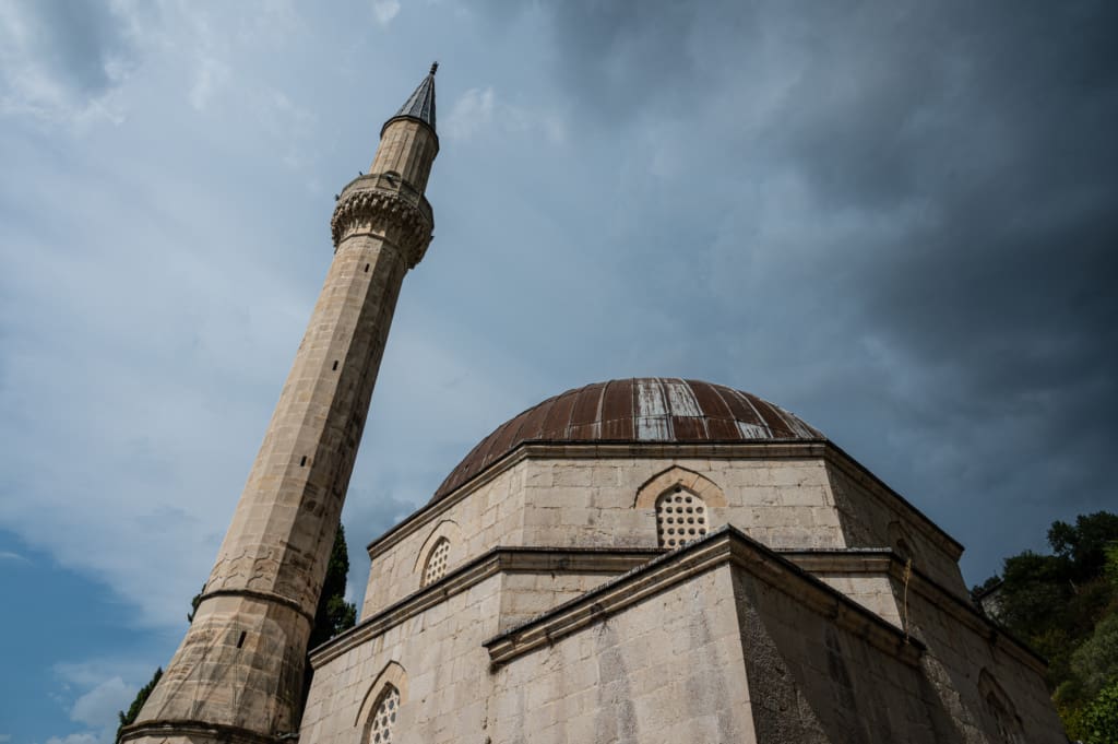 Mosque on our day trip from Mostar