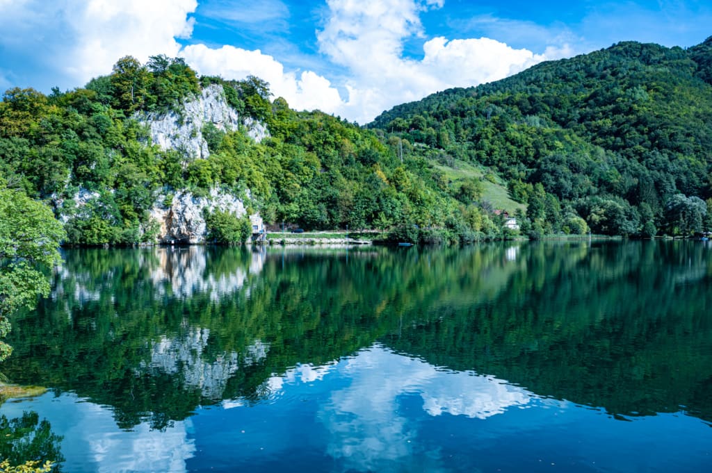 Plivska lake outside Jajce