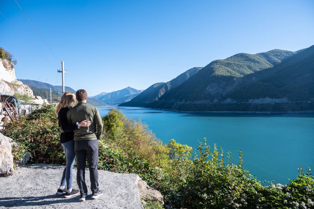 Reservoir on Georgia MIlitary Highway for Kazbegi Daytrip