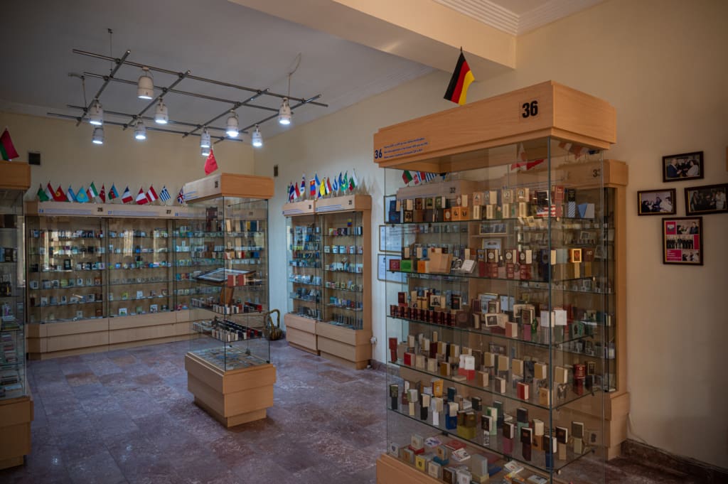 Museum of Miniature Books displays in Baku