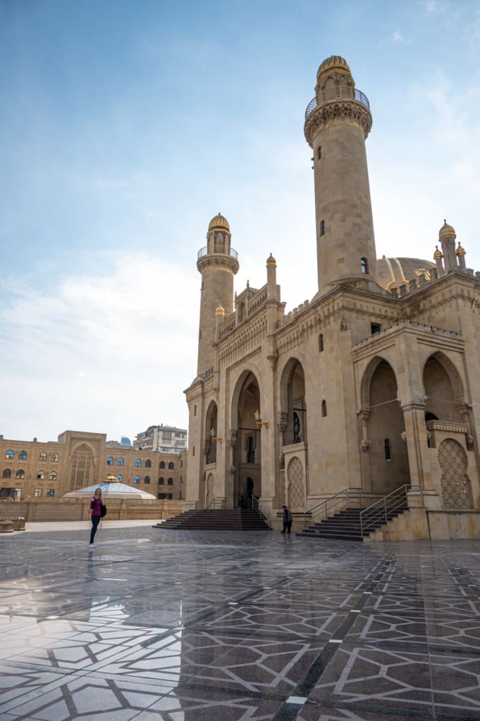 Mosque in Baku Azerbaijan, one of the best things to see and do