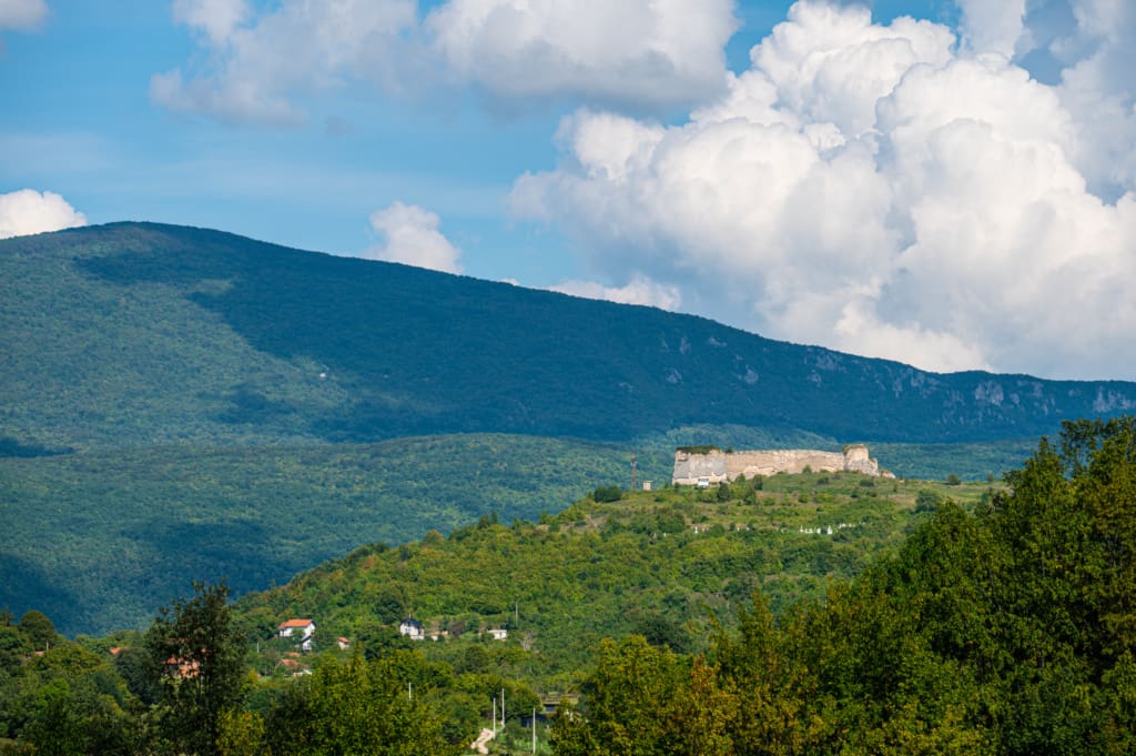 View of the castle in Una National Park