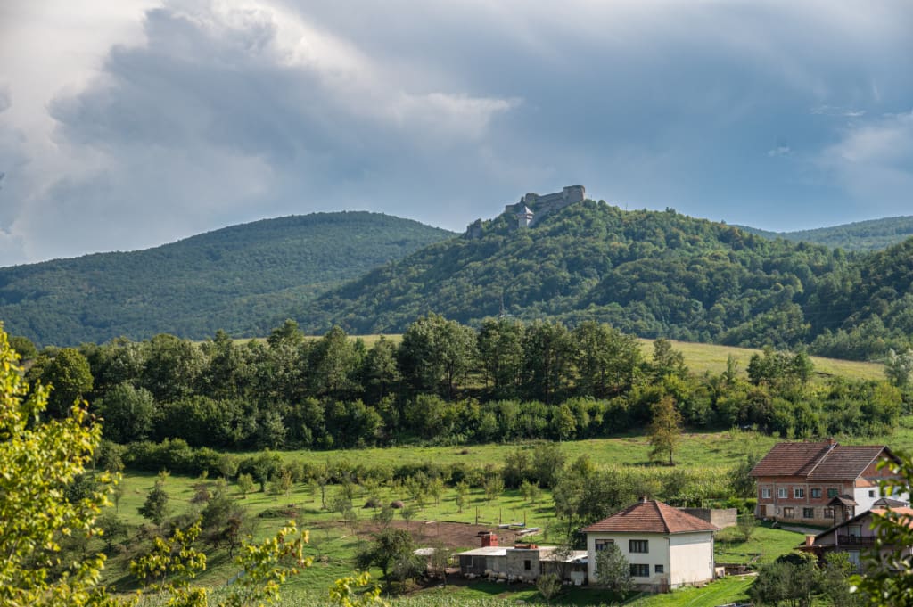 View from town of the Castle in Una National Park