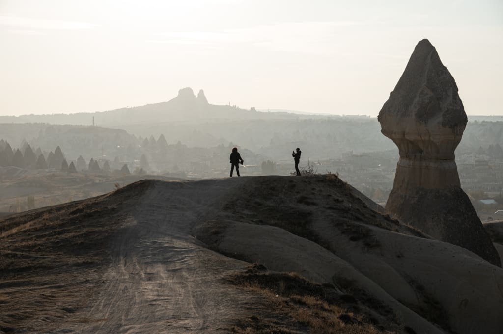 Distant views in Cappadocia