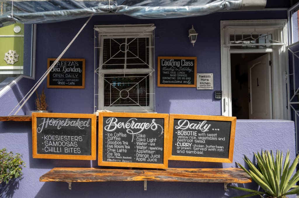 Faeeza's Home Kitchen on our Bo-Kaap Walking Tour