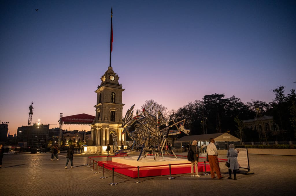 Tophane Clock Tower in Istanbul