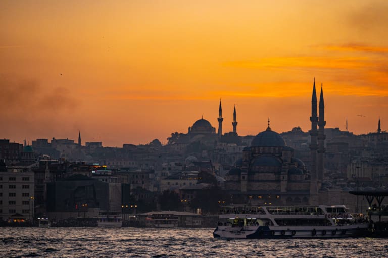 Sunset in Istanbul