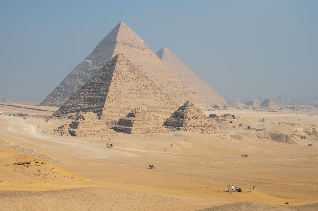 Pyramids of Giza on Day 2 of our 10 Day Egypt Itinerary