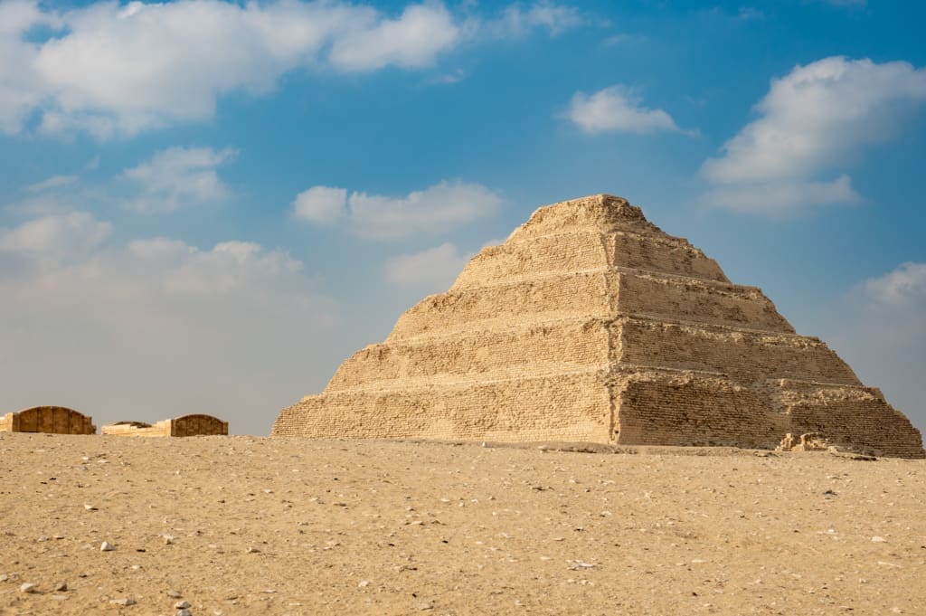 Step pyramid at Saqqara on Day 2 of our Egypt itinerary