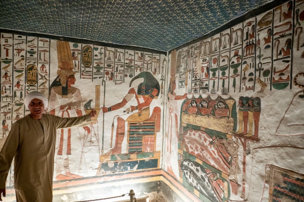 Queen Nefertari's Tomb on our 10 Day Egypt itinerary