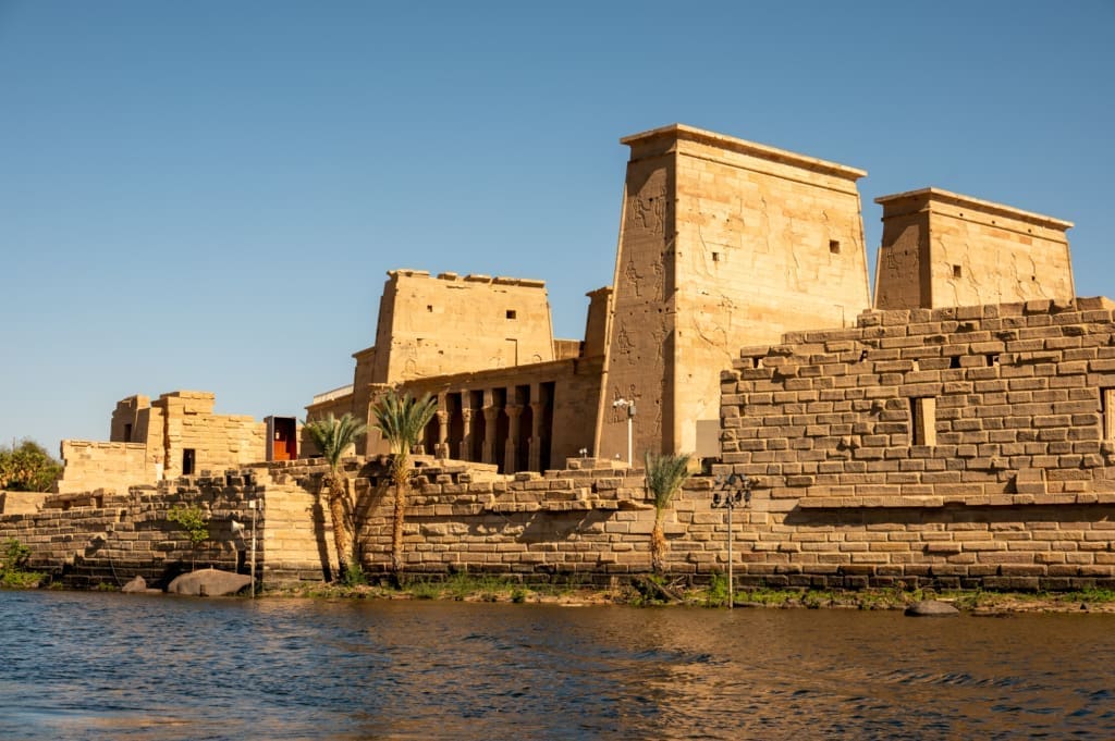 Island view of the Philae Temple on Day 8 of our Egypt Itinerary