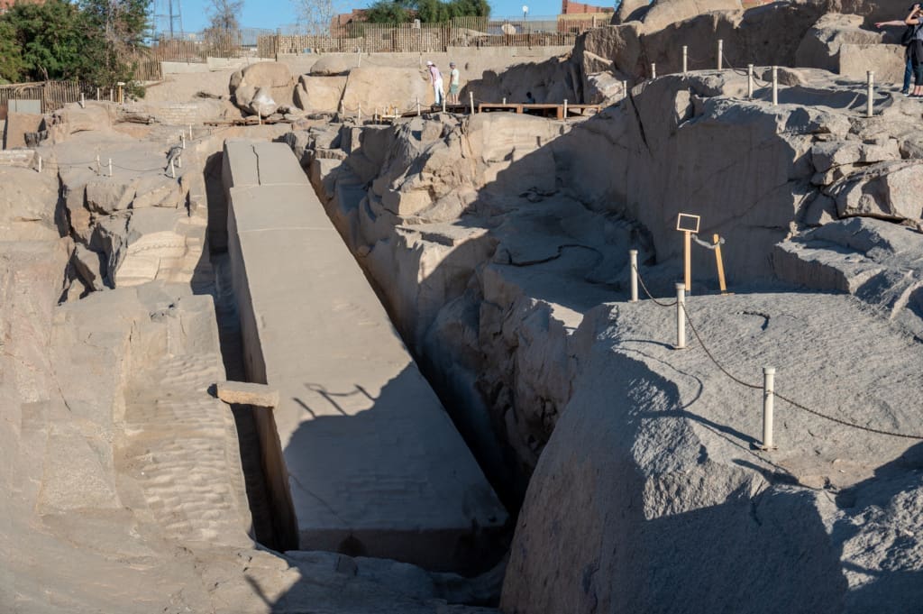 Unfinished Obelisk, our last stop in Aswan on our 10 day Egypt itinerary