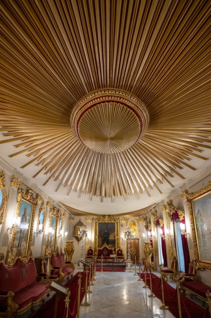 A beautiful room in the Prince Mohamed Ali Palace