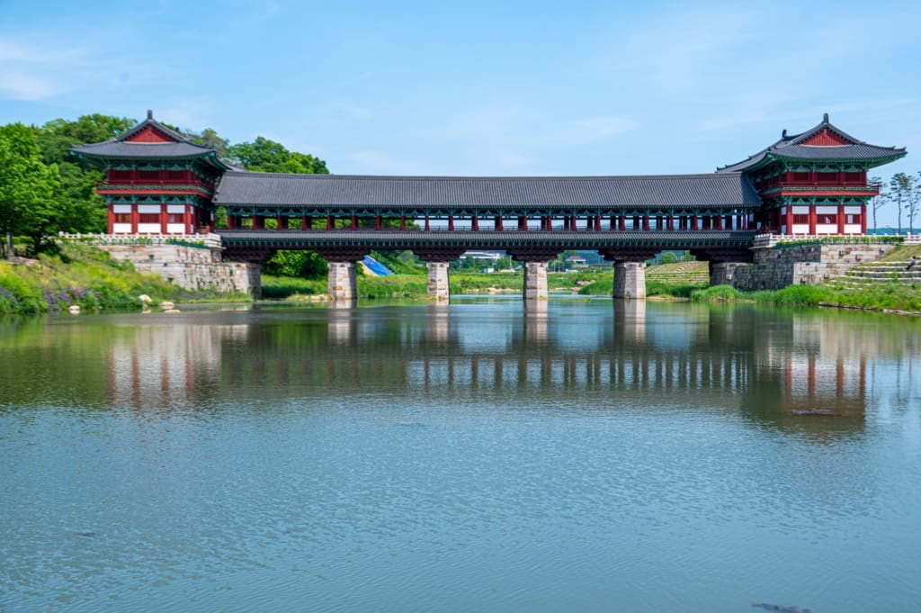 Woljeong bridge in Gyeongju