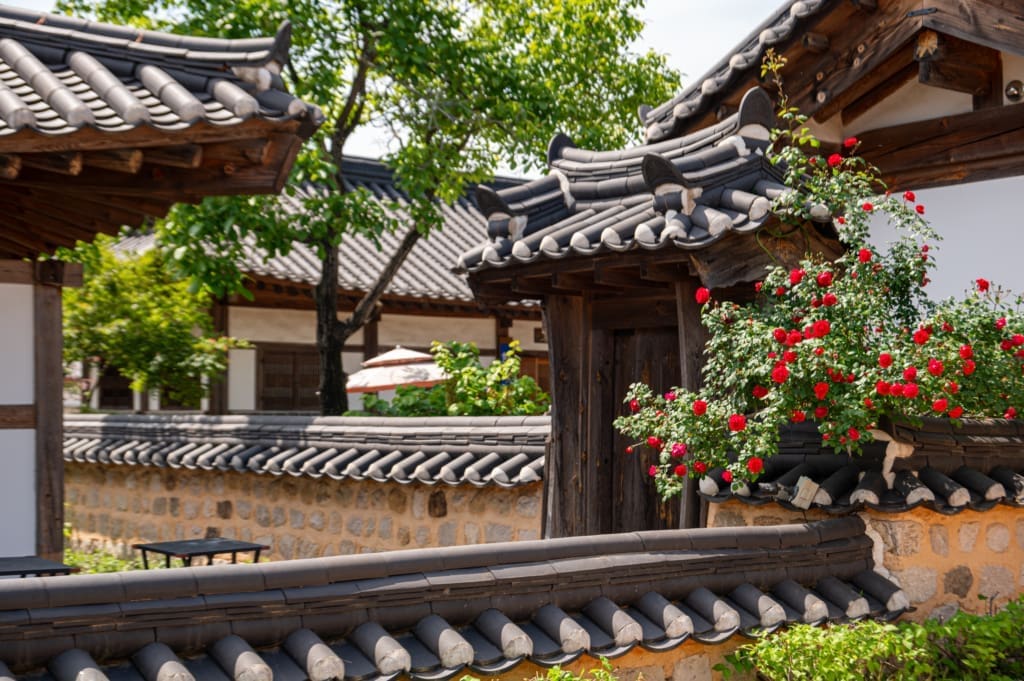 Traditional houses in Gyeongju