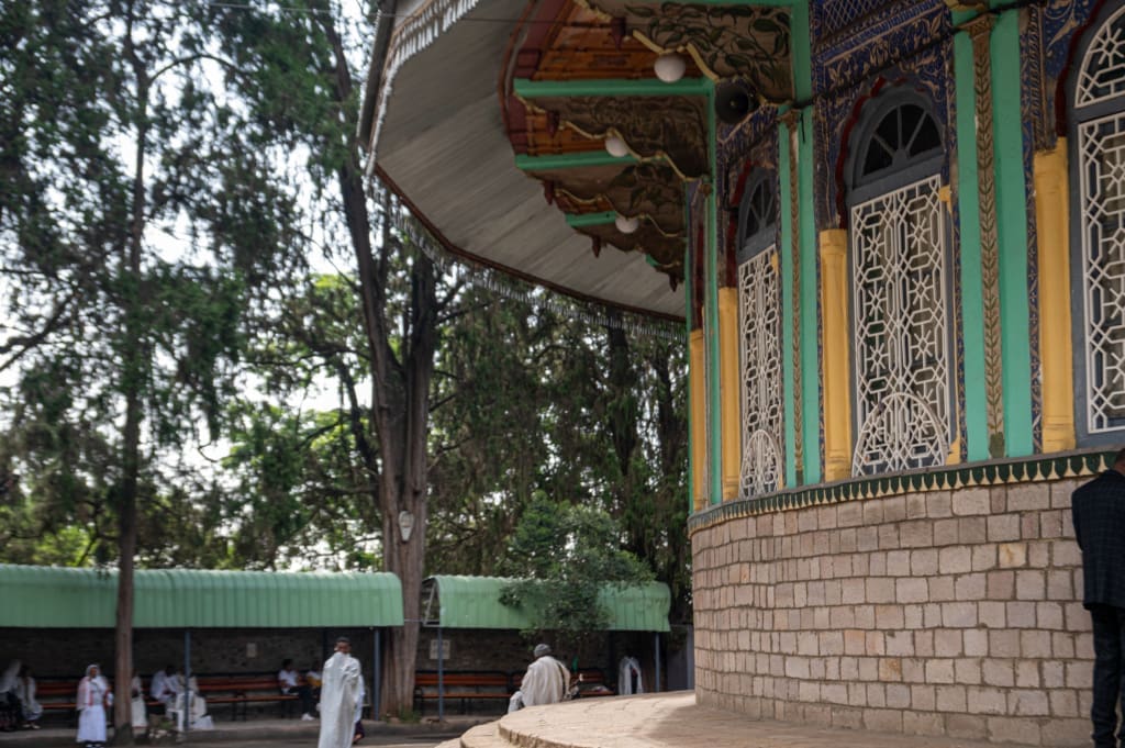 Cathedral in Ethiopia on our day trip and extended one-day layover