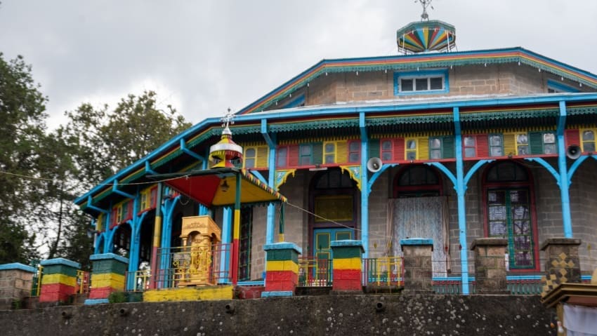 Church in Ethiopia on our one-day itinerary of Addis Ababa