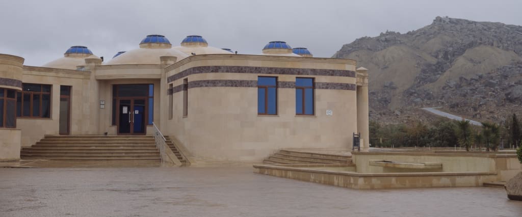 Museum at the Gobustan rock Art Cultural Landscape on Day 3 of our Baku Itinerary