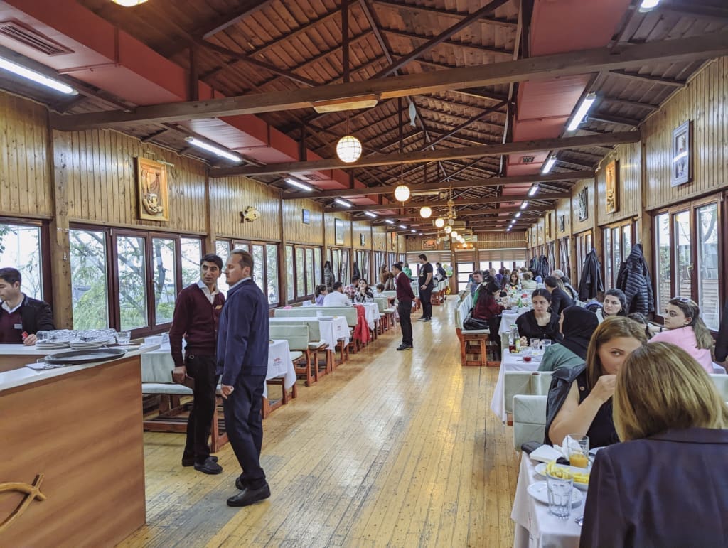 Derya Fish House restaurant outside of Baku during our 3 day itinerary