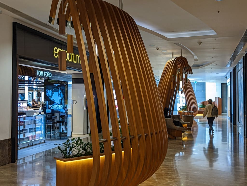 A view of Port Baku mall interior