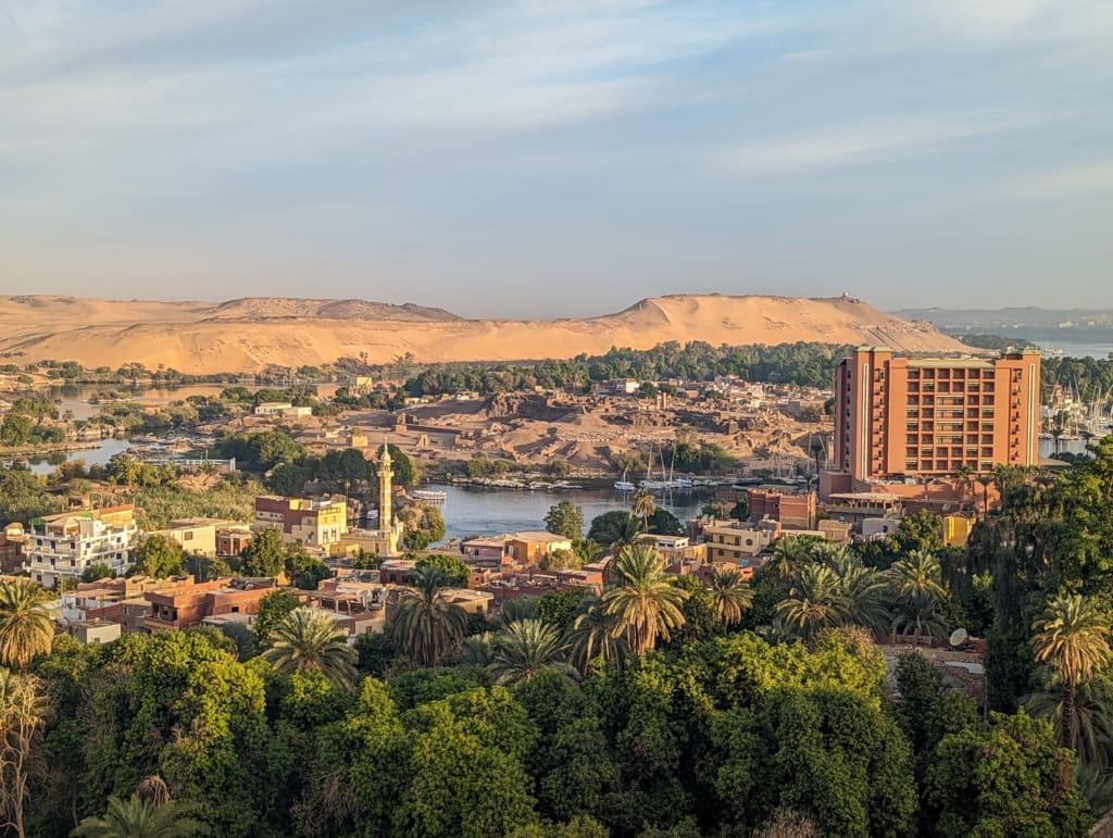View of Aswan, Egypt