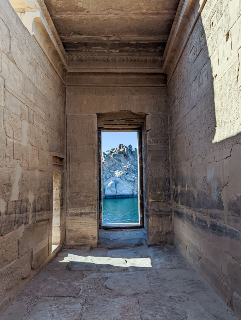 Interior of a small chamber in the Temple of Isis, Philae Temple